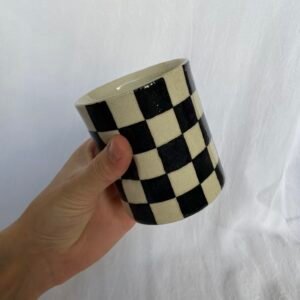 Copo Amassadinho Xadrez